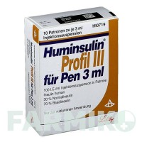 ХУМИНСУЛИН (HUMINSULIN) суспензия 10x3 мл - Инсулин (человеческий) LILLY