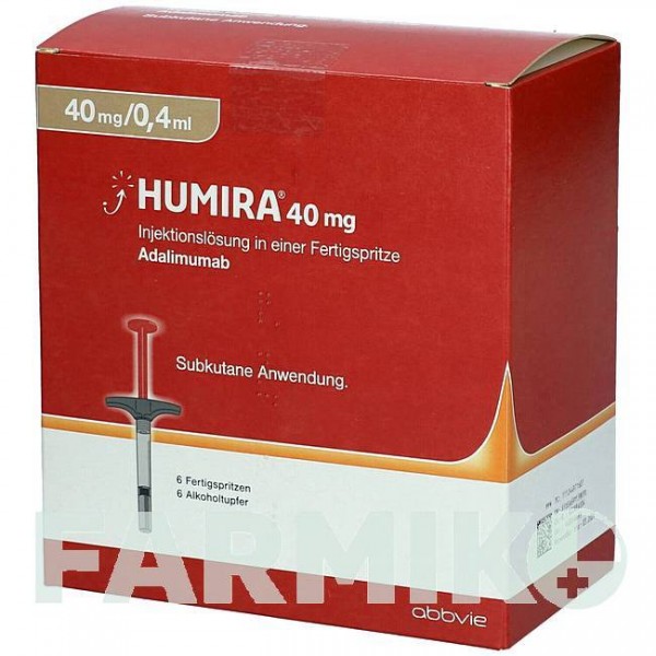 ХУМИРА (HUMIRA) 40 мг/0,4 мл раствор 2 шт - Адалимумаб CC PHARMA