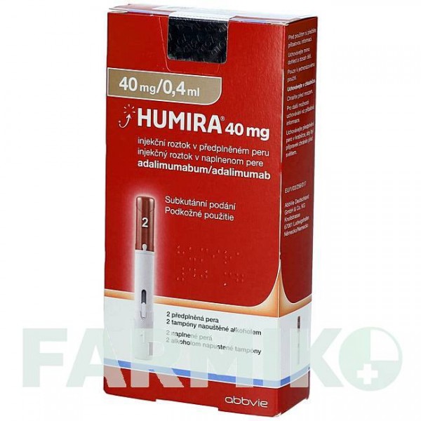 ХУМИРА (HUMIRA) 40 мг/0,4 мл раствор 2 шт - Адалимумаб DOCPHARM
