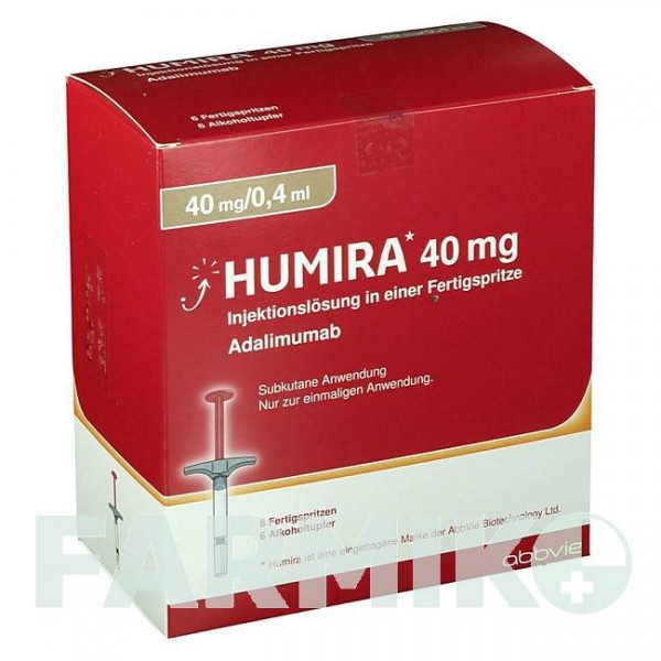 ХУМІРА (HUMIRA) 40 мг/0,4 мл розчин 2 шт - Адалімумаб KOHLPHARMA