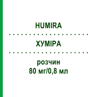 ХУМІРА (HUMIRA) 80 мг/0,8 мл розчин 1 шт - Адалімумаб ABACUS MEDICINE
