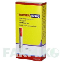 ХУМИРА (HUMIRA) 80 мг/0,8 мл раствор 1 шт - Адалимумаб ABBVIE