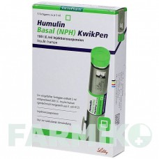 ХУМУЛИН (HUMULIN) 100 МЕ/мл суспензия 10 шт - Инсулин (человеческий) EURIMPHARM
