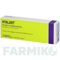 ГІАЛАРТ (HYALART) розчин 2 мл - Гіалуронова кислота KOHLPHARMA