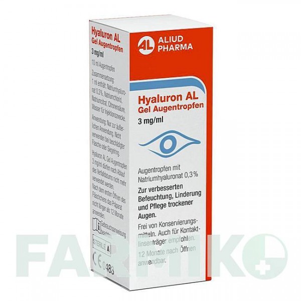 ГІАЛУРОН (HYALURON) 3 мг/мл краплі 2x10 мл - Активні речовини ALIUD PHARMA
