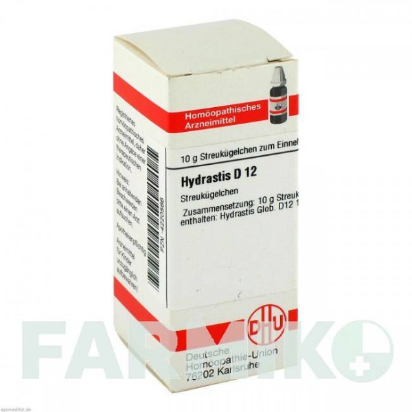 ГИДРАСТИС (HYDRASTIS) D 12 глобули 10 г - Гомеопатия DHU