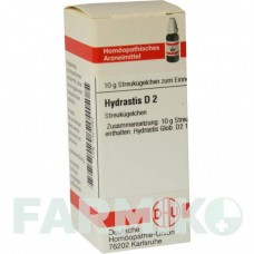 ГИДРАСТИС (HYDRASTIS) D 2 глобули 10 г - Гомеопатия DHU