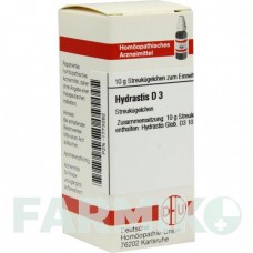 ГИДРАСТИС (HYDRASTIS) D 3 глобули 10 г - Гомеопатия DHU