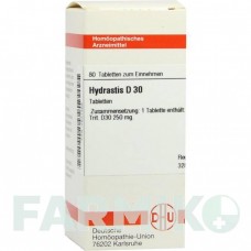 ГИДРАСТИС (HYDRASTIS) D 30 таблетки 80 шт - Гомеопатия DHU