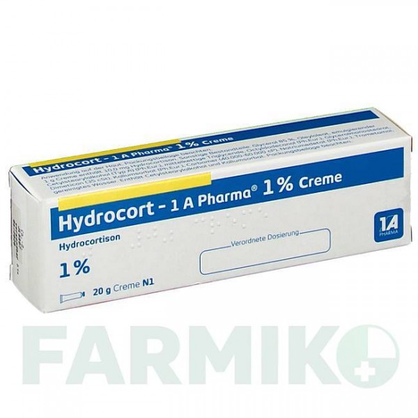 ГИДРОКОРТ (HYDROCORT) 1% крем 20 г - Гидрокортизон 1 A PHARMA