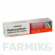 ГИДРОКОРТИЗОН (HYDROCORTISON) 0,5% крем 15 г - Гидрокортизон RATIOPHARM