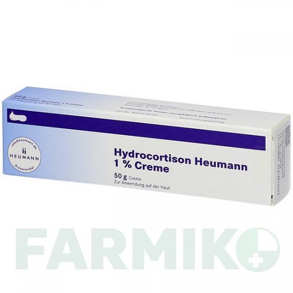 ГИДРОКОРТИЗОН (HYDROCORTISON) 1% крем 50 г - Гидрокортизон HEUMANN PHARMA