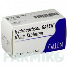 ГИДРОКОРТИЗОН (HYDROCORTISON) 10 мг таблетки 100 шт - Гидрокортизон GALENPHARMA