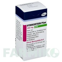 ГІДРОКОРТИЗОН (HYDROCORTISON) 100 мг порошок 1x2 мл - Гідрокортизон PFIZER