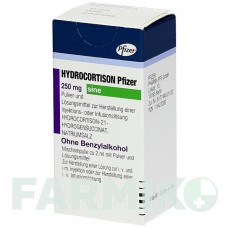 ГИДРОКОРТИЗОН (HYDROCORTISON) 250 мг порошок 1x2 мл - Гидрокортизон PFIZER