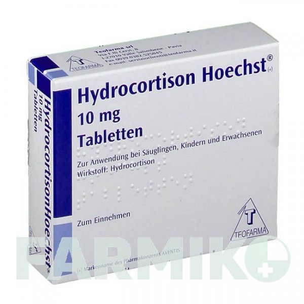 ГИДРОКОРТИЗОН (HYDROCORTISON) таблетки 50 шт - Гидрокортизон TEOFARMA