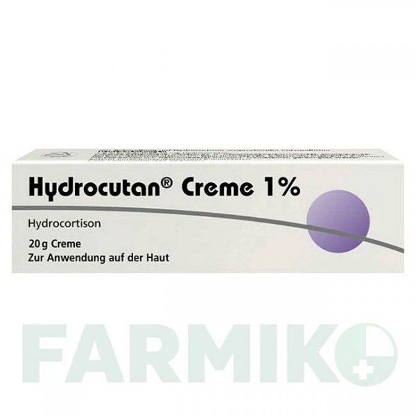 ГИДРОКУТАН (HYDROCUTAN) 1% крем 20 г - Гидрокортизон DERMAPHARM