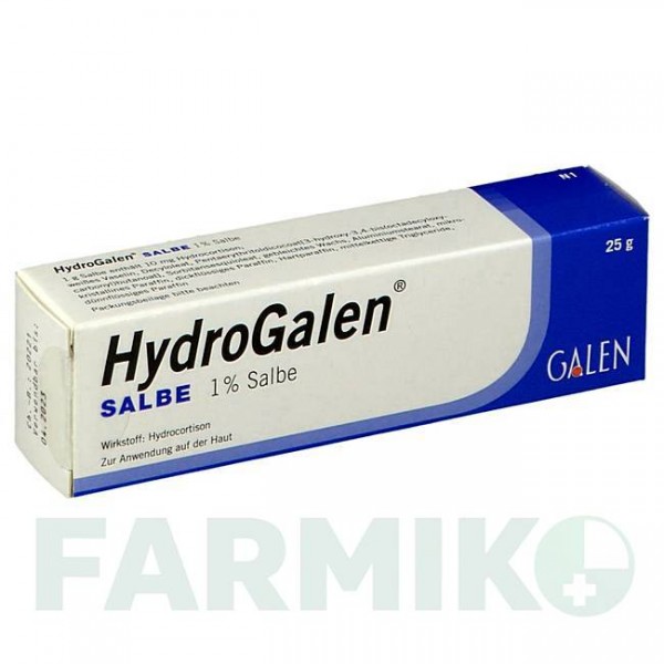 ГИДРОГАЛЕН (HYDROGALEN) 1% мазь 25 г - Гидрокортизон GALENPHARMA