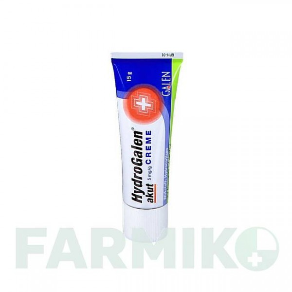 ГІДРОГАЛЕН (HYDROGALEN) 5 мг/г крем 15 г - Гідрокортизон GALENPHARMA