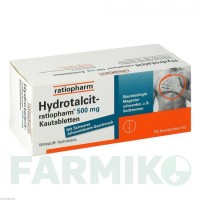 ГИДРОТАЛЦИТ (HYDROTALCIT) 500 мг таблетки 100 шт - Гидротальцит RATIOPHARM