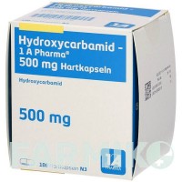 ГІДРОКСИКАРБАМІД (HYDROXYCARBAMID) 500 мг капсули 100 шт - Гідроксикарбамід 1 A PHARMA