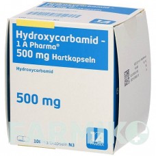 ГИДРОКСИКАРБАМИД (HYDROXYCARBAMID) 500 мг капсулы 100 шт - Гидроксикарбамид 1 A PHARMA