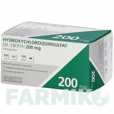 ГІДРОКСИХЛОРОХІНСУЛЬФАТ (HYDROXYCHLOROQUINSULFAT) 200 мг таблетки 100 шт - Гідроксихлорохін DR.FRIEDRICH EBERTH
