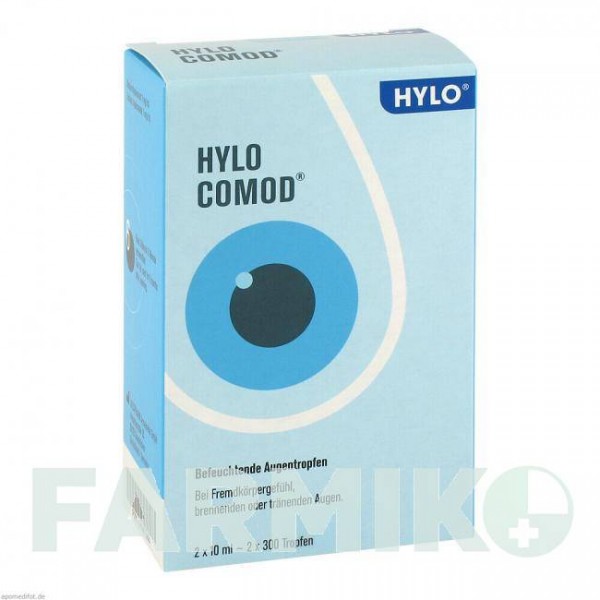 ХІЛО КОМОД (HYLO COMOD) краплі 2x10 мл - Активні речовини URSAPHARM