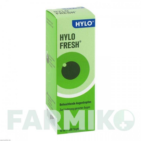 ХИЛО ФРЕШ (HYLO FRESH) капли 10 мл - Активные вещества URSAPHARM