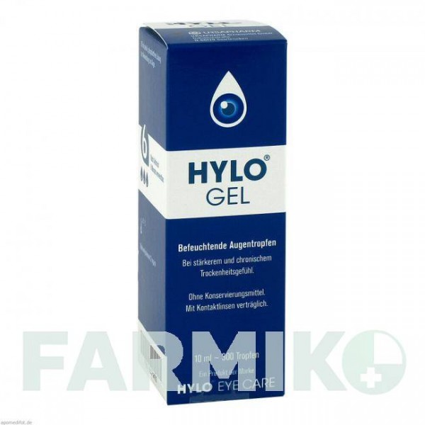 ХІЛО ГЕЛЬ (HYLO GEL) краплі 10 мл - Активні речовини URSAPHARM