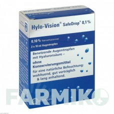ХИЛО ВИЗИОН (HYLO VISION) 0,1% капли 2x10 мл - Активные вещества OMNIVISION