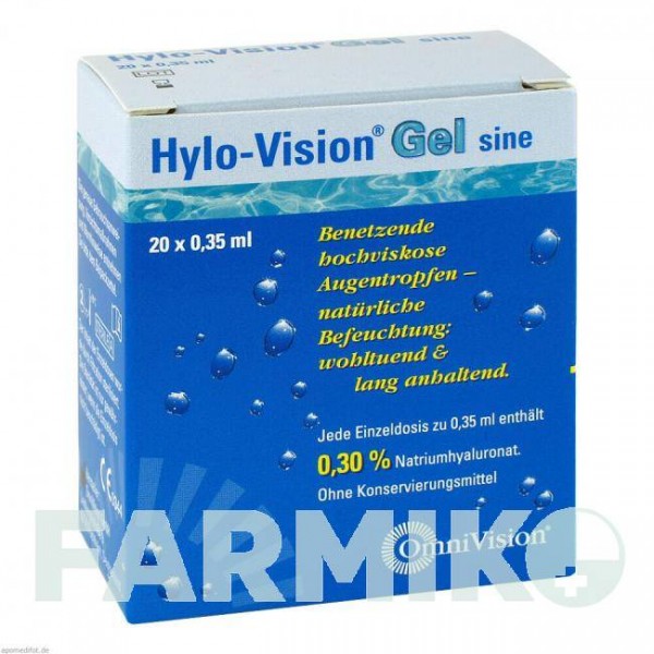 ХИЛО ВИЗИОН (HYLO VISION) пипетки 20x0,35 мл - Активные вещества OMNIVISION