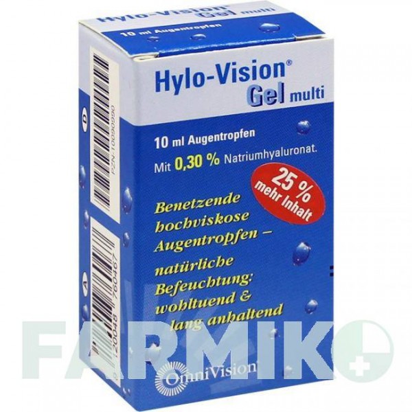 ХИЛО ВИЗИОН (HYLO VISION) капли 10 мл - Активные вещества OMNIVISION