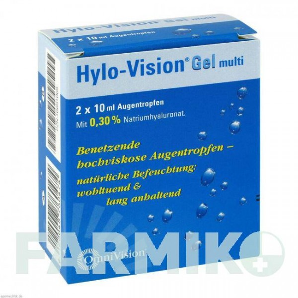 ХИЛО ВИЗИОН (HYLO VISION) капли 2x10 мл - Активные вещества OMNIVISION