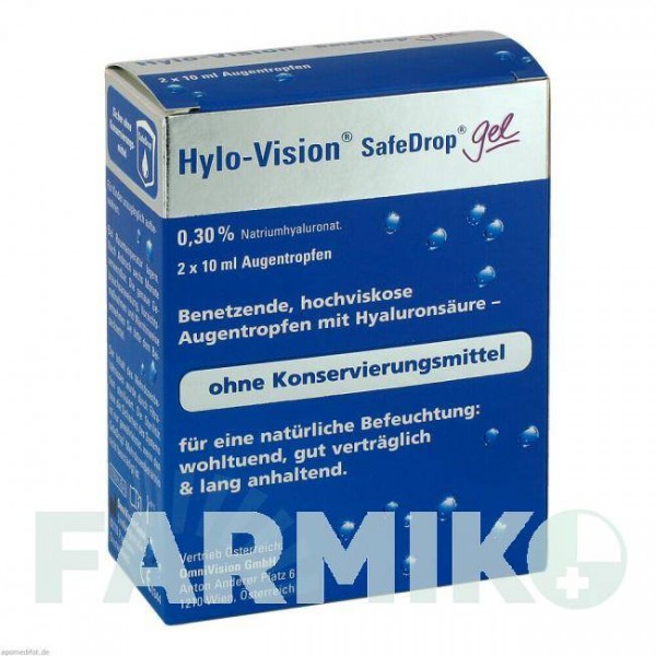 ХИЛО ВИЗИОН (HYLO VISION) капли 2x10 мл - Активные вещества OMNIVISION