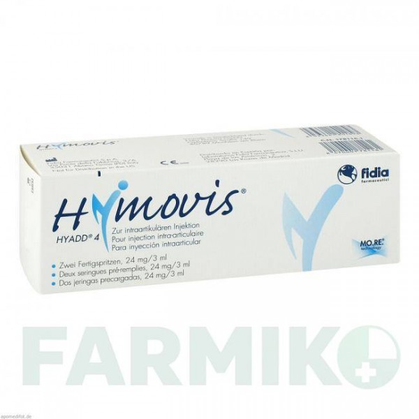ХІМОВІС (HYMOVIS) шприци 2 шт - Активні речовини FIDIA PHARMA