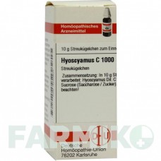 ГИОСЦИАМУС (HYOSCYAMUS) C 1000 глобули 10 г - Гомеопатия DHU