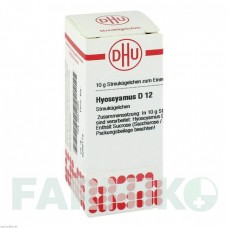 ГИОСЦИАМУС (HYOSCYAMUS) D 12 глобули 10 г - Гомеопатия DHU