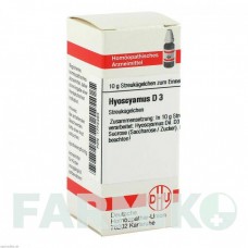 ГИОСЦИАМУС (HYOSCYAMUS) D 3 глобули 10 г - Гомеопатия DHU