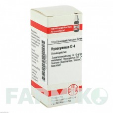 ГИОСЦИАМУС (HYOSCYAMUS) D 4 глобули 10 г - Гомеопатия DHU