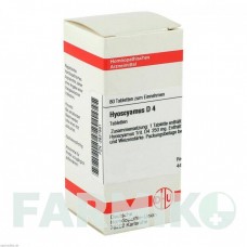 ГИОСЦИАМУС (HYOSCYAMUS) D 4 таблетки 80 шт - Гомеопатия DHU