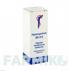 ГИОСЦИАМУС (HYOSCYAMUS) D 6 раствор 20 мл - Гомеопатия WELEDA