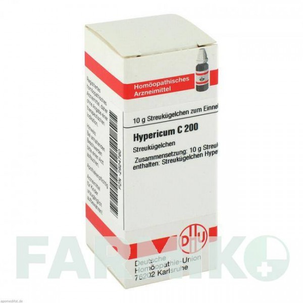 ГИПЕРИКУМ (HYPERICUM) C 200 глобули 10 г - Гомеопатия DHU