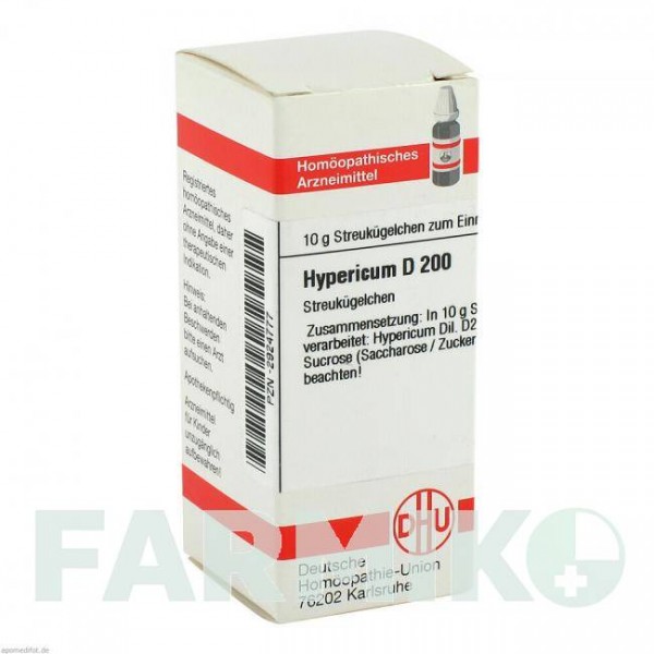 ГИПЕРИКУМ (HYPERICUM) D 200 глобули 10 г - Гомеопатия DHU