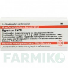 ГИПЕРИКУМ (HYPERICUM) LM VI глобули 5 г - Гомеопатия DHU