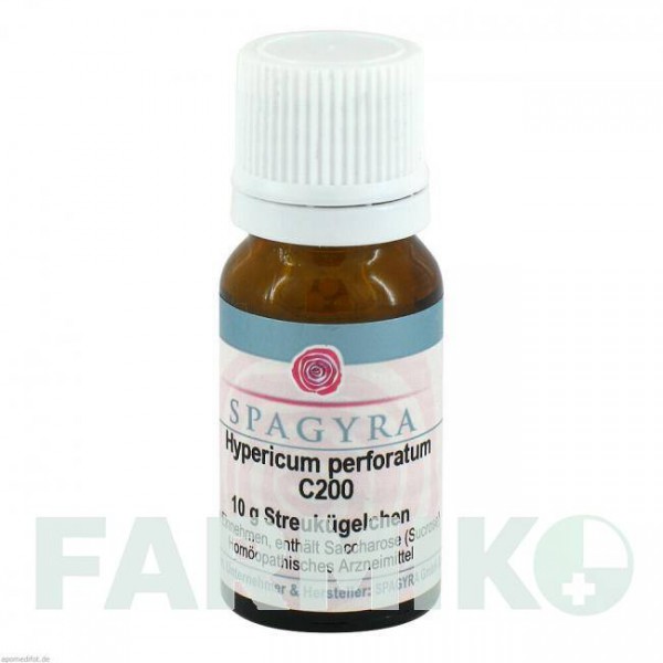 ГІПЕРИКУМ ПЕРФОРАТУМ (HYPERICUM PERFORATUM) C 200 глобули 10 г - Гомеопатія SPAGYRA