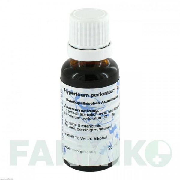 ГИПЕРИКУМ ПЕРФОРАТУМ (HYPERICUM PERFORATUM) раствор 20 мл - Гомеопатия HANOSAN