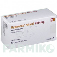 ГИПНОРЕКС (HYPNOREX) 400 мг таблетки 100 шт - Литий ORIFARM