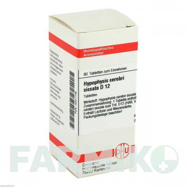 ГІПОФІЗИС ЦЕРЕБРІ (HYPOPHYSIS CEREBRI) D 12 таблетки 80 шт - Гомеопатія DHU