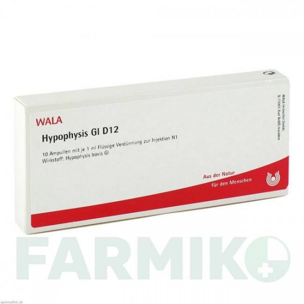 ГИПОФИЗ (HYPOPHYSIS) D 12 ампулы 10x1 мл - Гомеопатия WALA HEILMITTEL